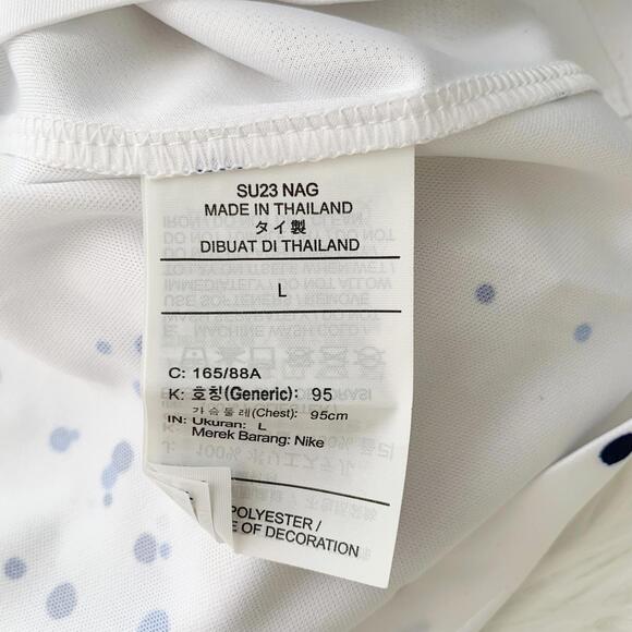 NWT Nike x USA Soccer Women's World Cup 2023 home Jersey blue splatter Slim L - Picture 9 of 9